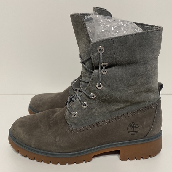 Timberland Women’s Jayne Roll Top Nubuck Leather Boots - Picture 7 of 17